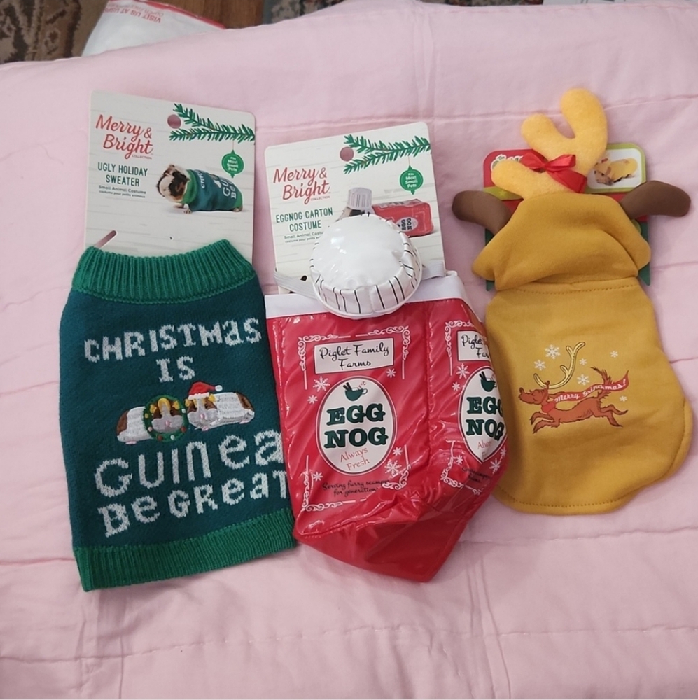 NWT Small Pet Holiday pet costume bundle